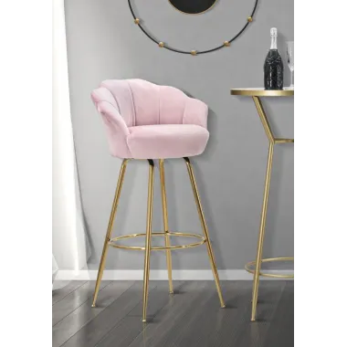 HOOKER BAR Wiedeń Różowy 55 53 110 cm (wysokość siedziska 88 cm)